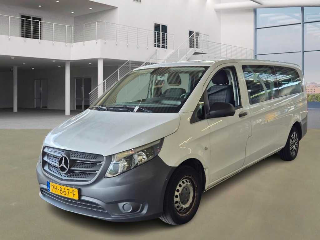 2017 - Mercedes-Benz - Vito Tourer - 109 BT Base Ex.Lang - C, Auto's, Voorwielaandrijving, Gebruikt, Euro 6, 4 cilinders