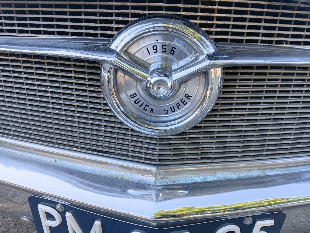 Buick Super 8 1956 Blauw, Auto's, Buick, Automaat, Achterwielaandrijving, Overige carrosserieën, Blauw
