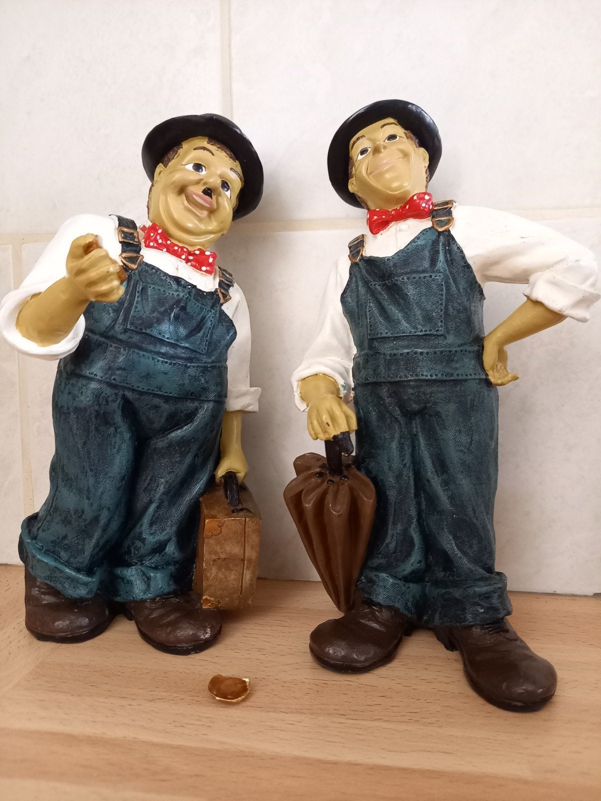 Laurel en Hardy / Dikke en de Dunne, Verzamelen, Beelden en Beeldjes, Ophalen of Verzenden, Gebruikt