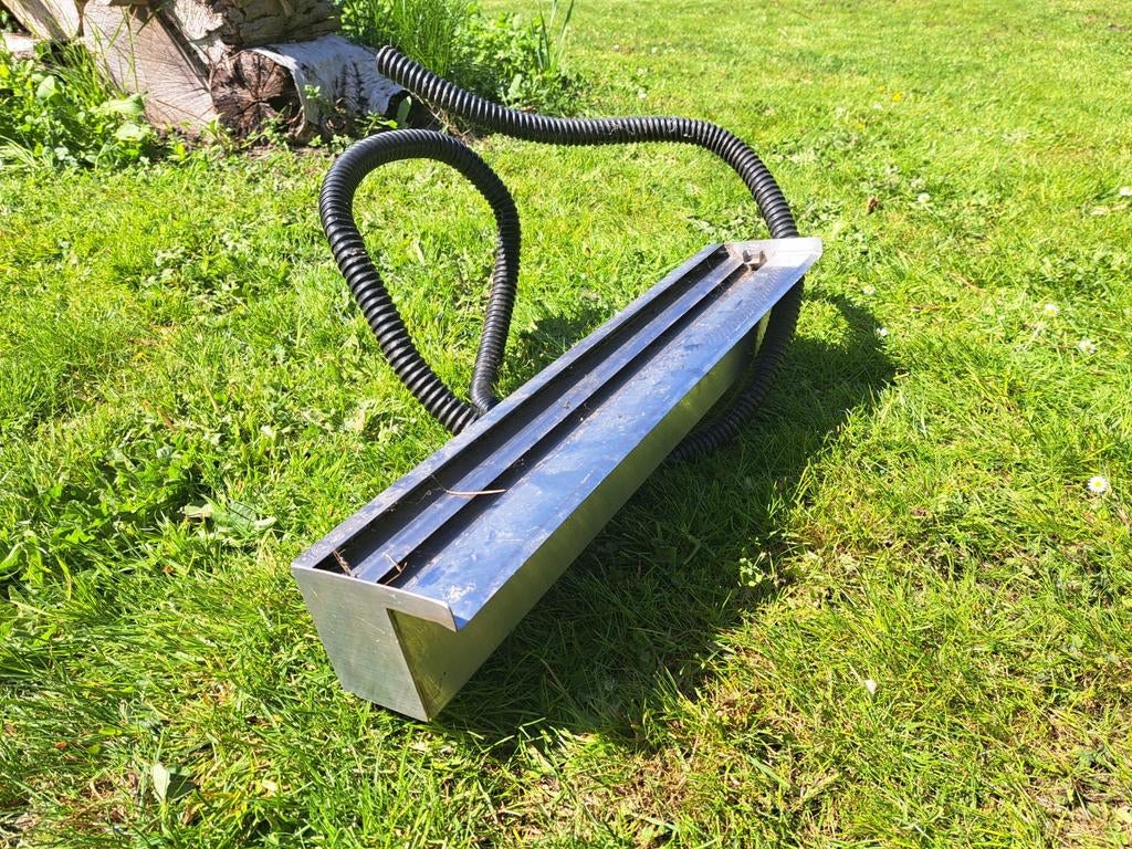 RVS Waterval Wand Element 60cm met slang, Ophalen of Verzenden, Waterval