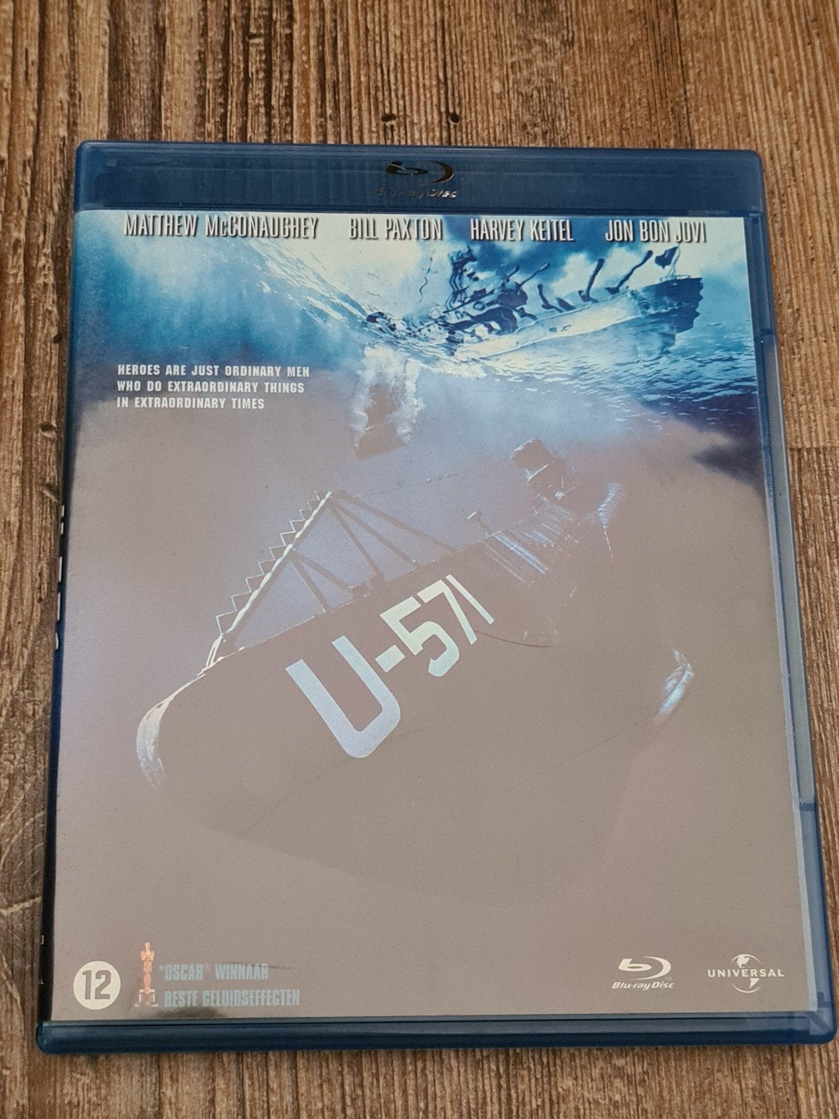 U-571 Blu-ray - Oorlogsfilm met Matthew McConaughey, Cd's en Dvd's, Nederlands, Film, Actie, Ophalen of Verzenden