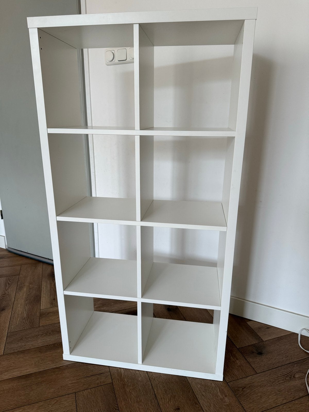 IKEA Witte vakkenkast met lichte gebruikssporen, Ophalen, Met plank(en), Gebruikt, 50 tot 100 cm