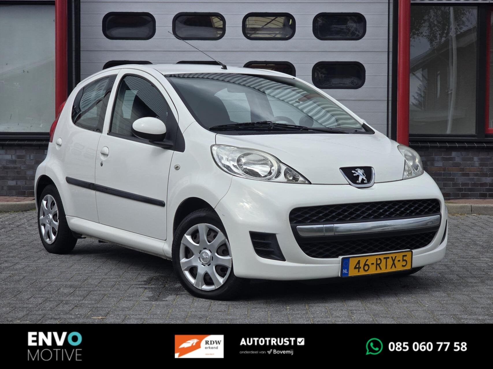 Peugeot 107 1.0-12V XS Airco/Bluetooth/Stuurbekrachtiging, Voorwielaandrijving, Euro 5, Stof, Gebruikt