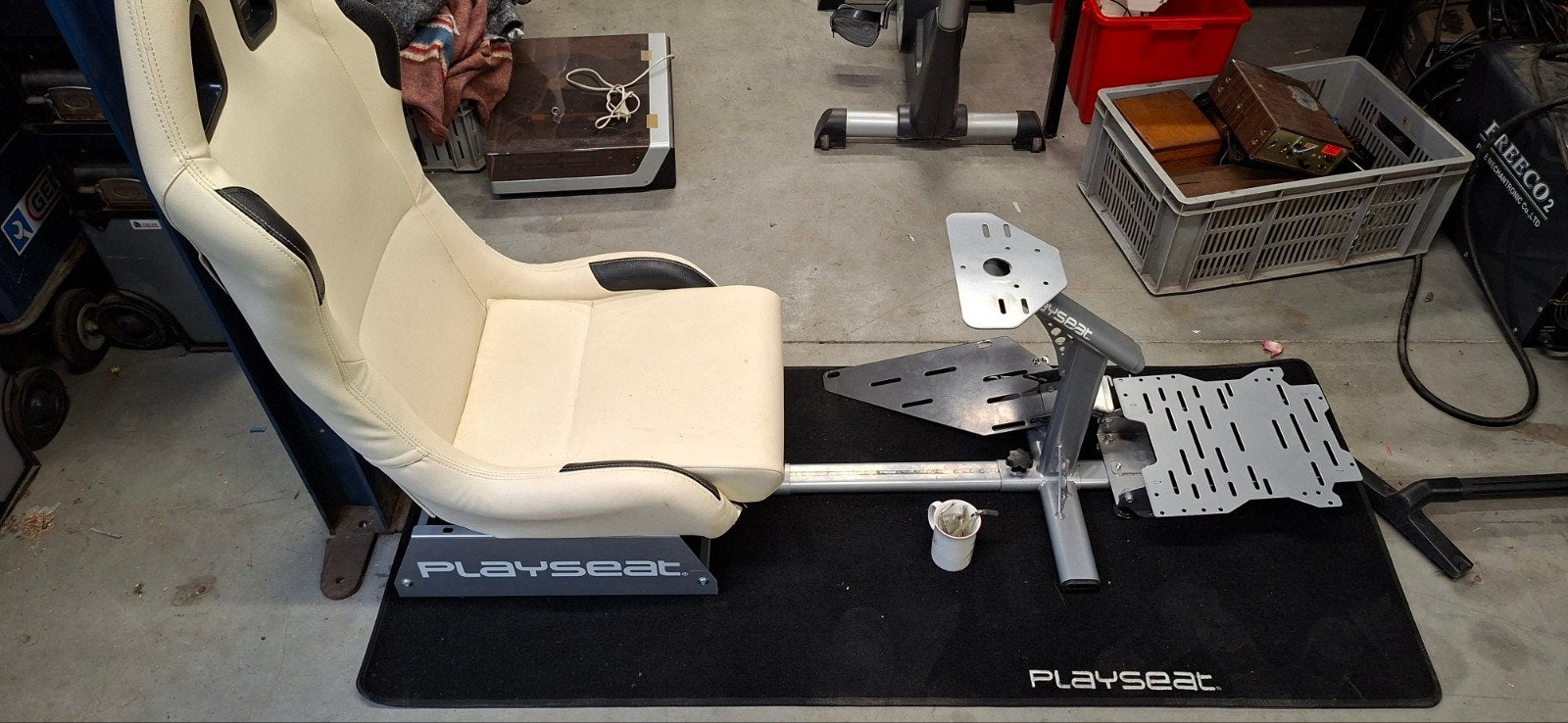 Playseat racestoel met mat, Ophalen, Onbekend, Onbekend, Playseat