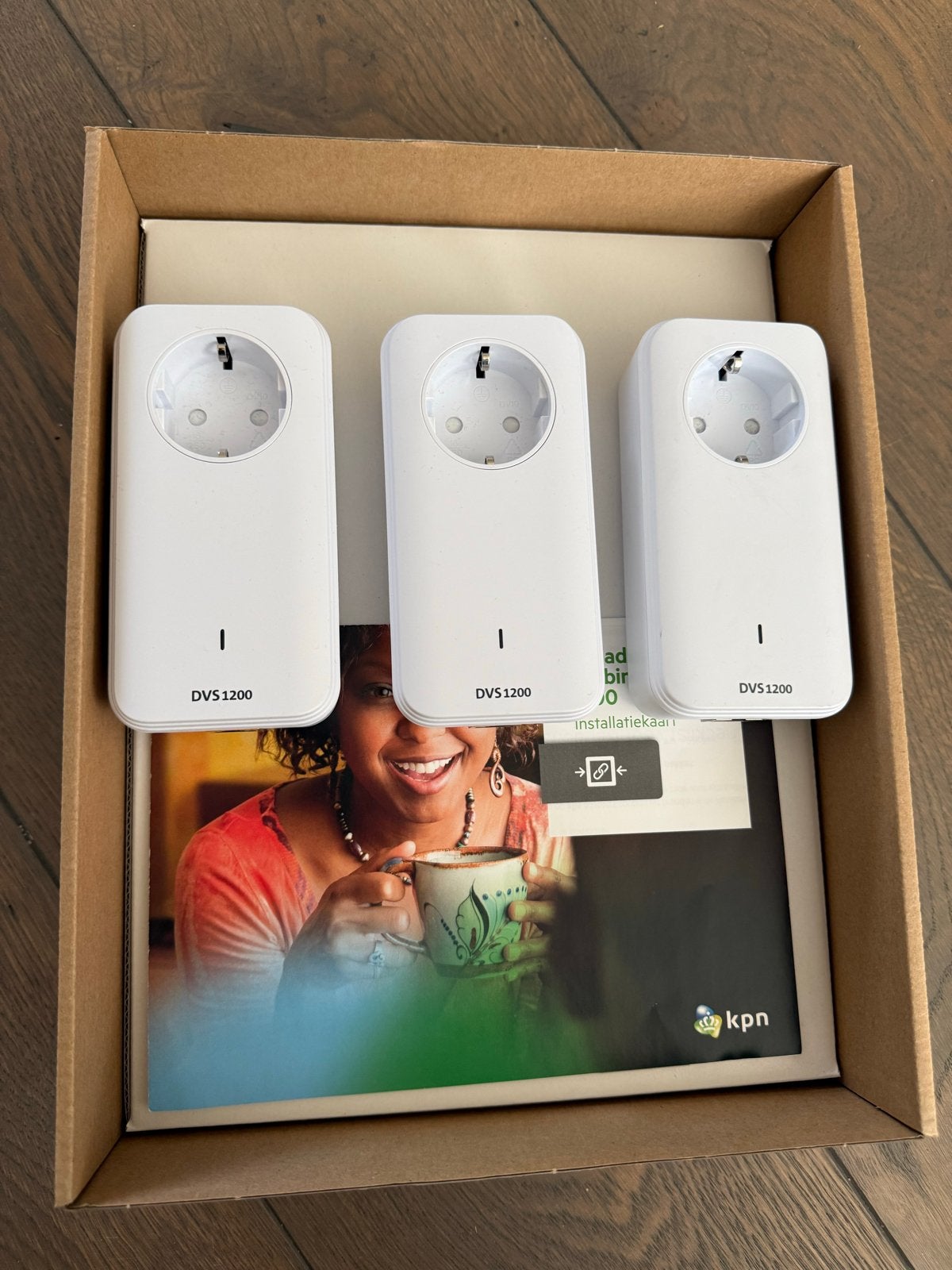 KPN DVS 1200 Powerline Adapters (3 stuks), Ophalen, Zo goed als nieuw, Router