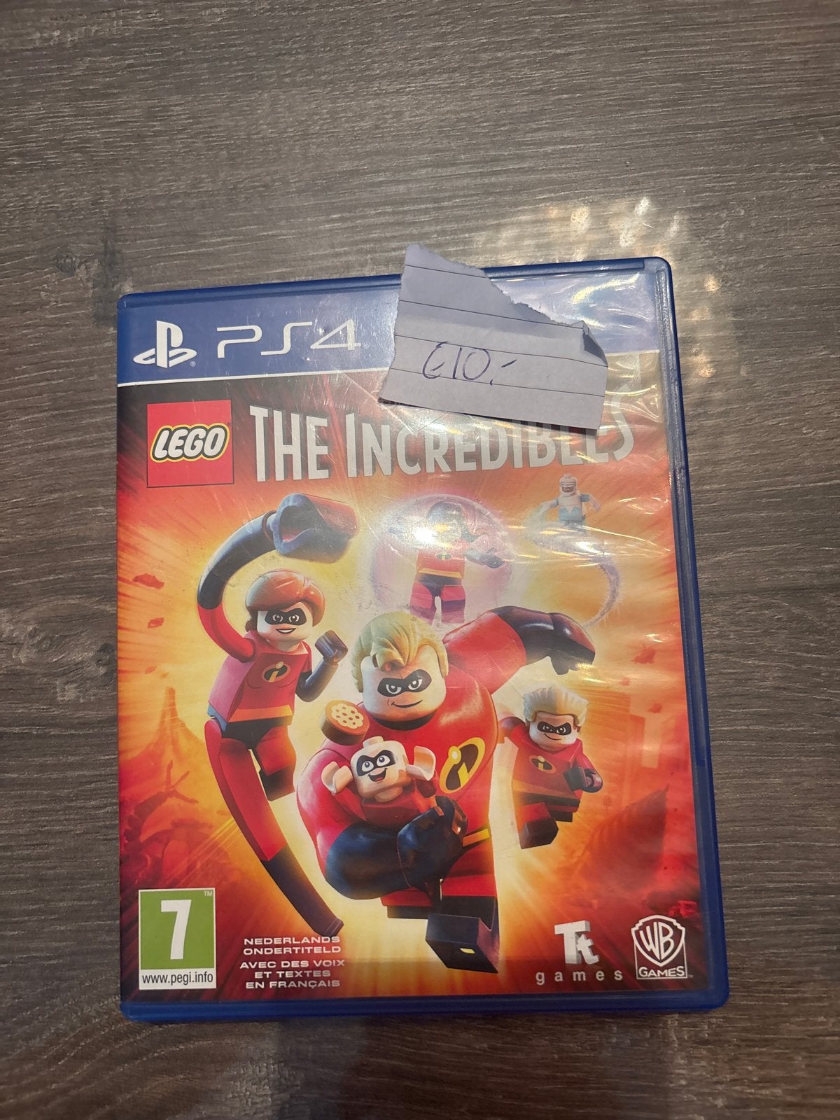 LEGO The Incredibles PS4 - Avontuurlijk familiespel, Gebruikt, 2 spelers, Eén computer, Vanaf 7 jaar