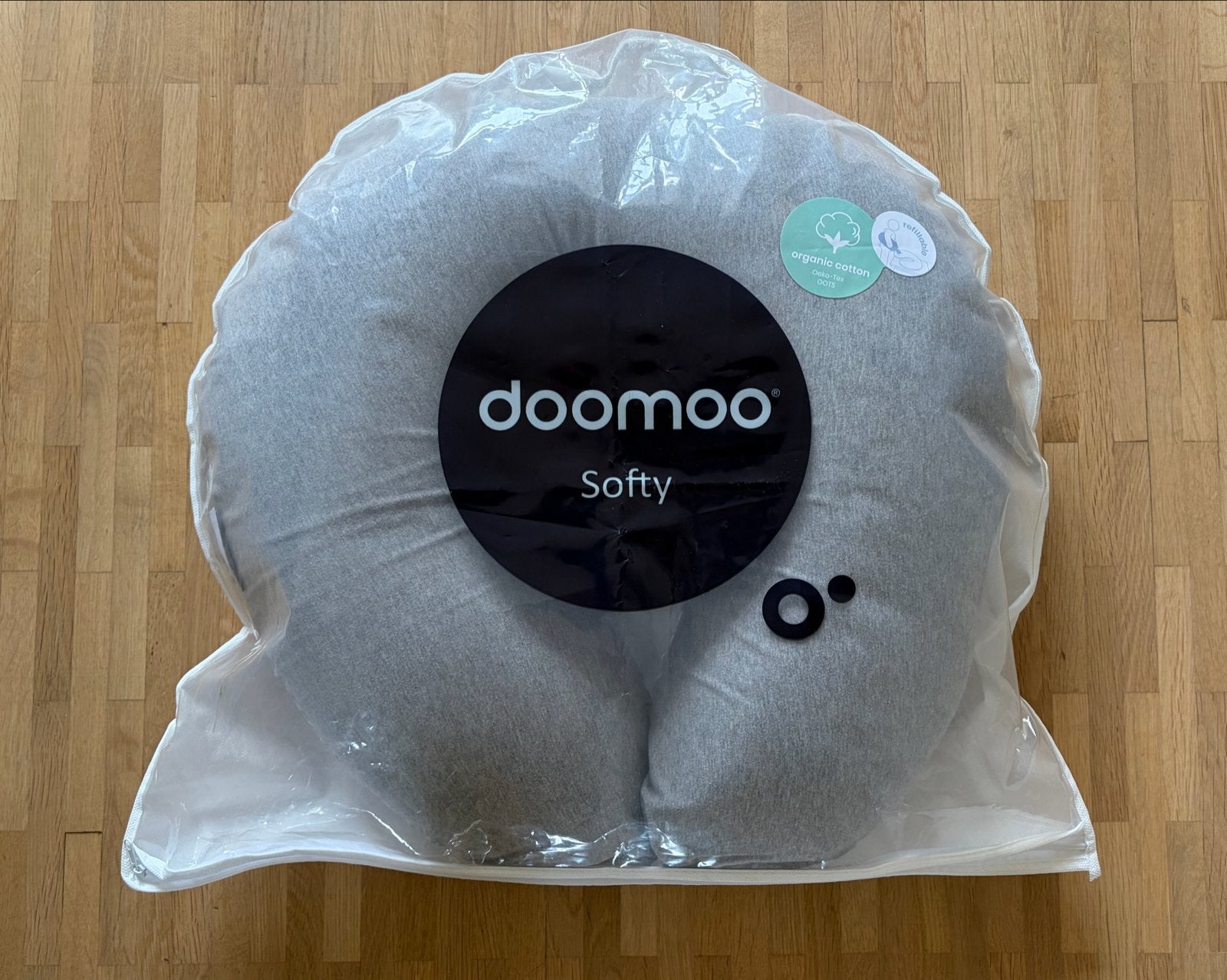 Doomoo Softy voedingskussen - Grijs, Verzenden, Zo goed als nieuw