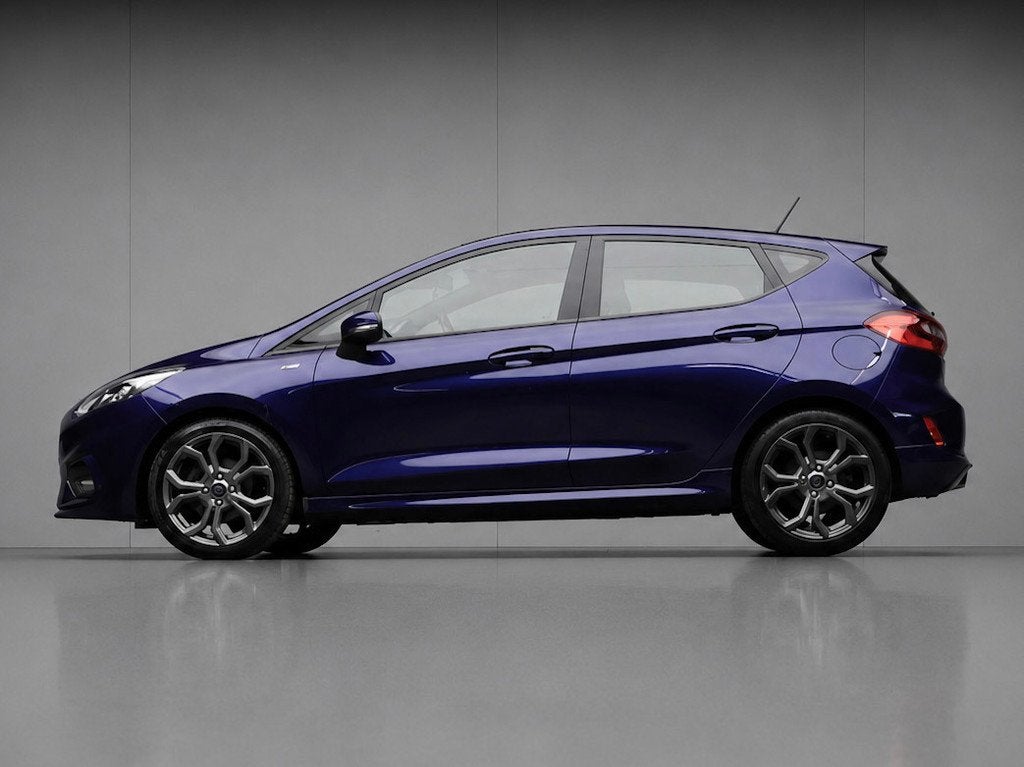 Ford Fiesta 1.0 EcoBoost ST-Line (APPLE CARPLAY,NAVI,LED,CRU, Gebruikt, Euro 6, Blauw, Origineel Nederlands
