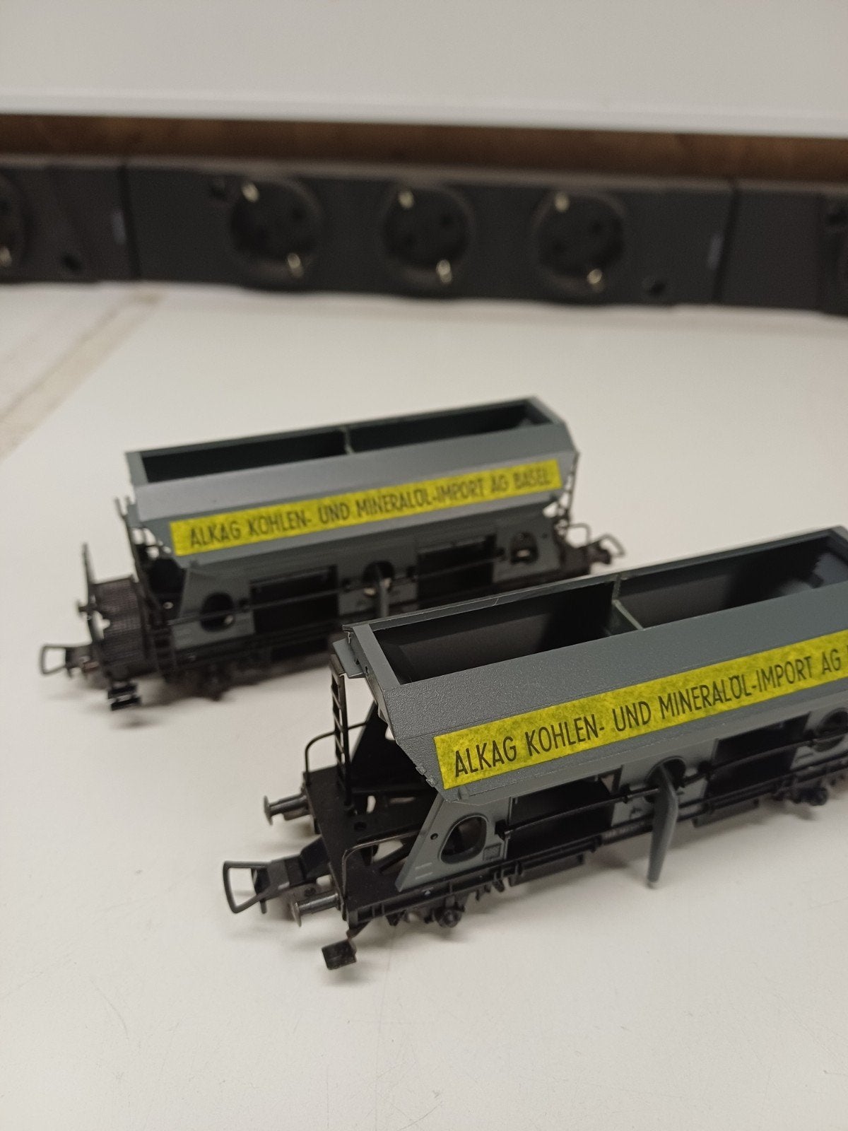 Fleischmann H0 1486S Alkag Basel stortwagens SBB (2 stuks), Gelijkstroom, Fleischmann, Wagon, Ophalen of Verzenden