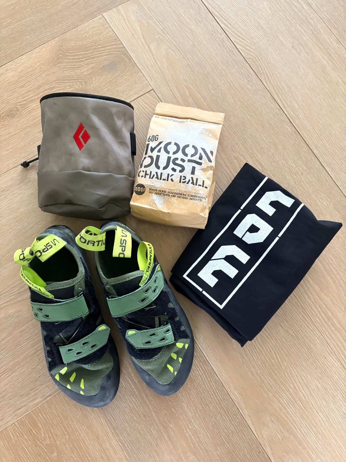 La Sportiva Tarantula Klimschoenen Maat 37 + Kalktasje, Sport en Fitness, Klimsport, Ophalen of Verzenden, Zo goed als nieuw, Klimsportschoenen