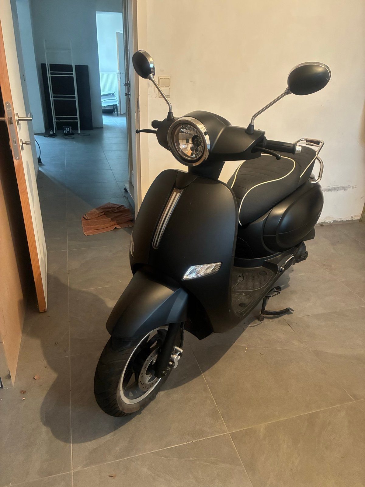Zwarte Motron Ideo 50 Scooter, Ophalen, Gebruikt, Maximaal 45 km/u, Benzine