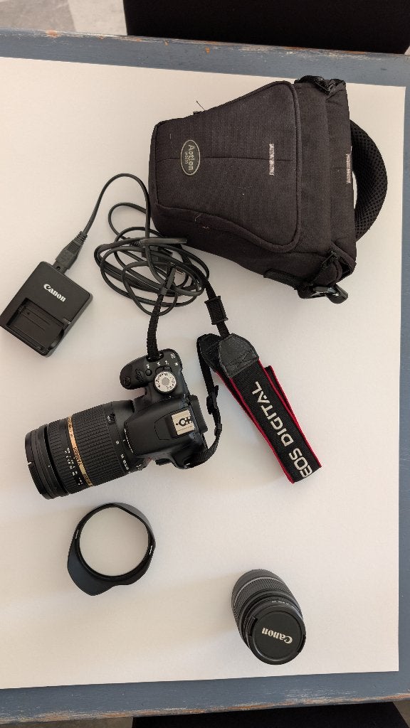 Canon EOS 500D + 18-270mm + 18-55mm (kit), Spiegelreflex, Canon, Ophalen of Verzenden, Geheugenkaart