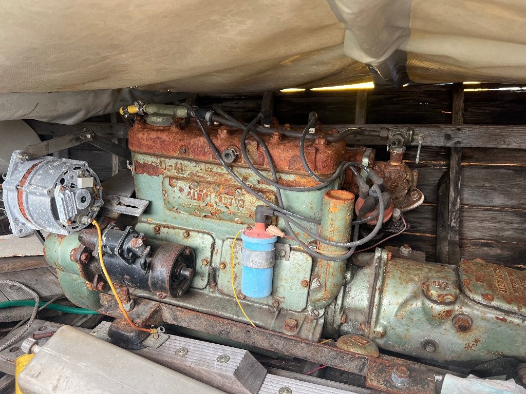 Albin 4 cilinder motor., Ophalen, Gebruikt, Benzinemotor, Minder dan 1400 rpm