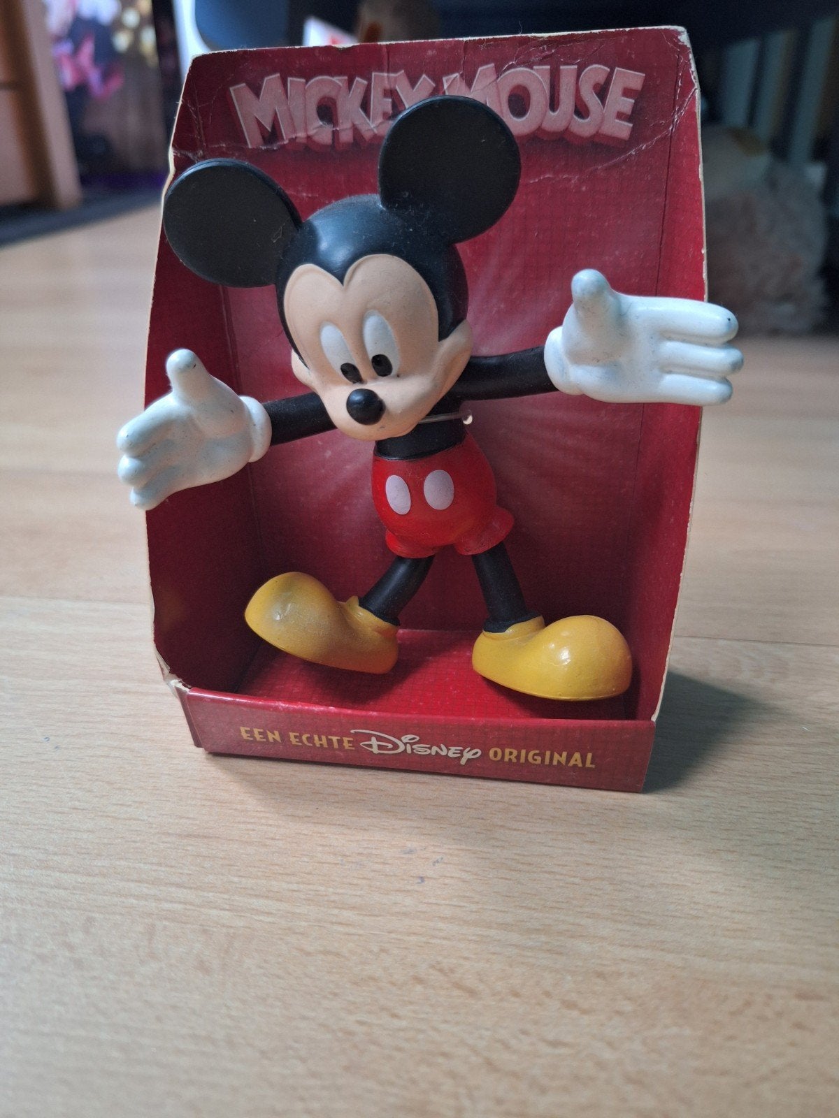 Buigbaar Mickey Mouse figuurtje, Ophalen of Verzenden, Mickey Mouse, Nieuw, Beeldje of Figuurtje
