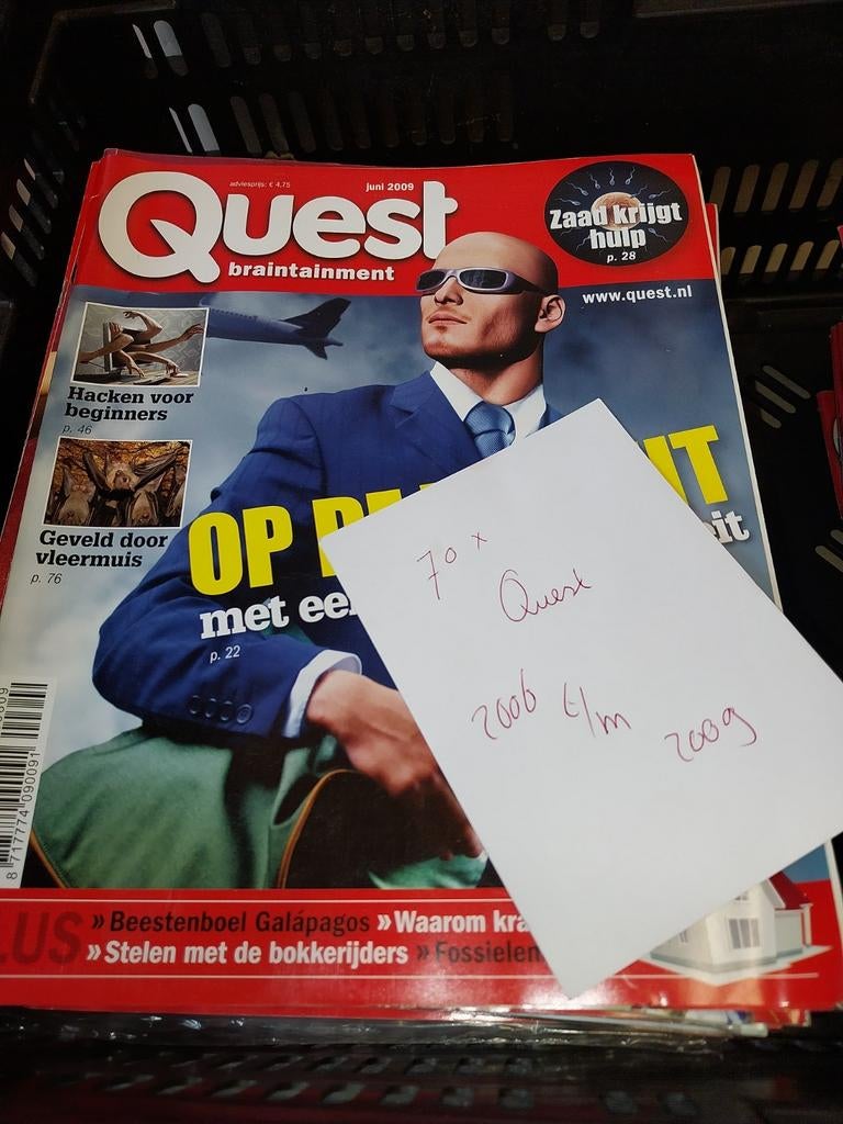 70x Quest Magazine (2006-2009) - Wetenschap & Natuur, Ophalen