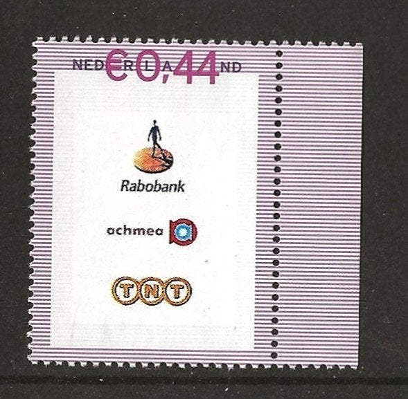 Persoonlijke zegel 0,44 RABO/Achmea/TNT, postfris, Ophalen of Verzenden, Postfris