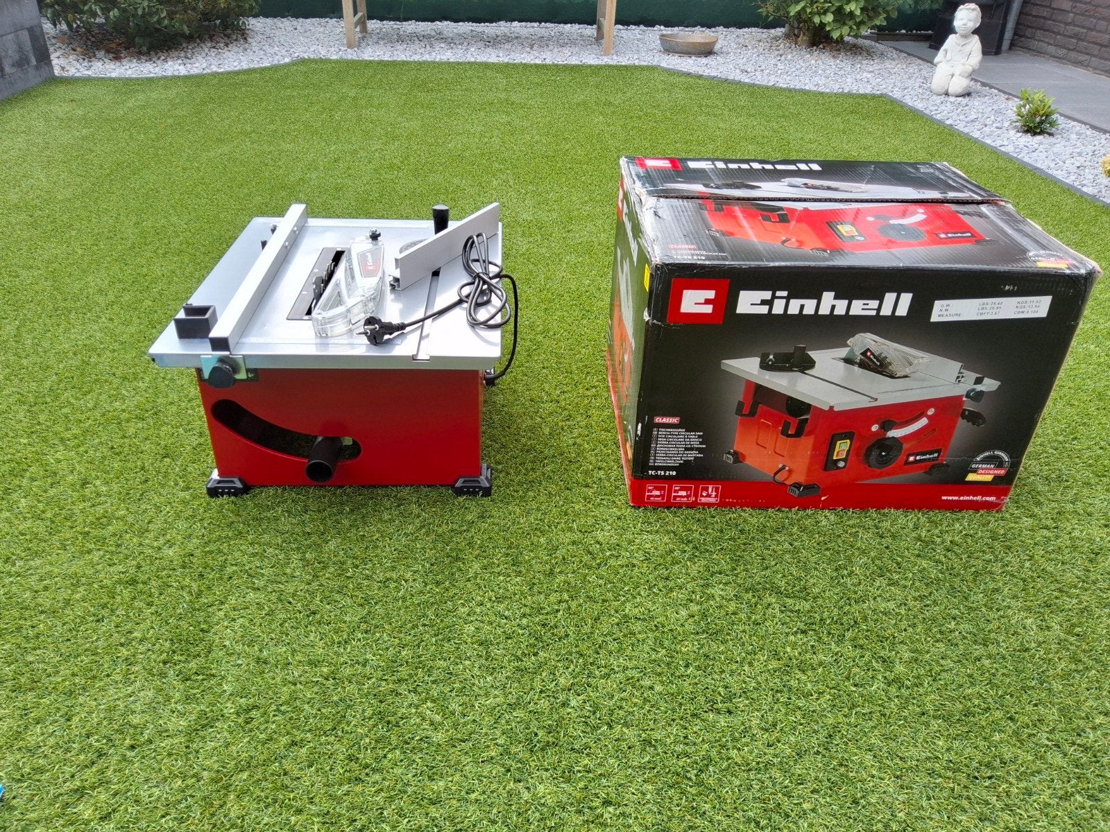 Einhell Classic TC-TS 210 zaagmachine - Nieuw met extra zaag, Doe-het-zelf en Verbouw, Gereedschap | Zaagmachines, Ophalen of Verzenden