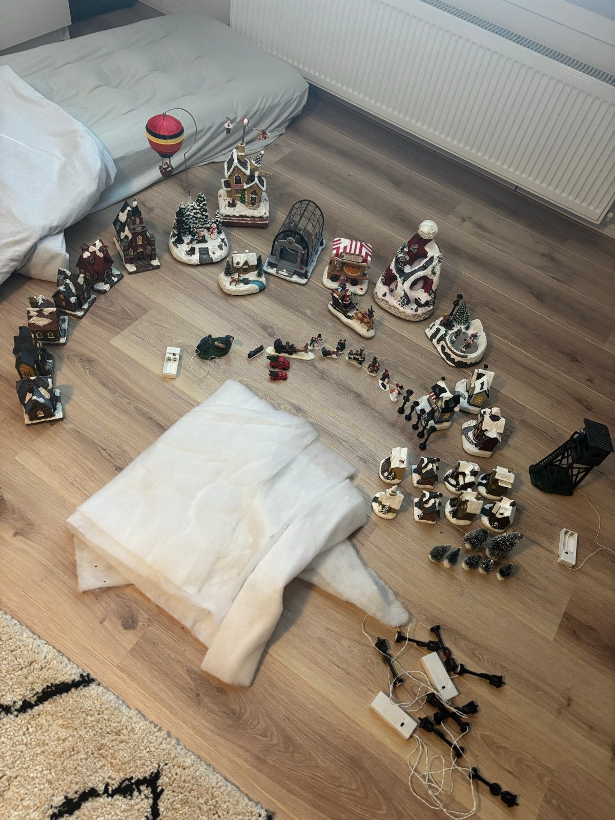 Kerstdorp compleet, Ophalen, Gebruikt