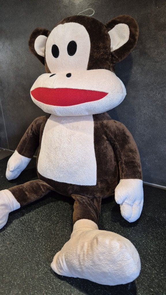 Paul Frank Aap, grote knuffel, 70 cm! T8, Tweedehands verkoop, Tweedehands verkoop, Gebruikt, Overige typen