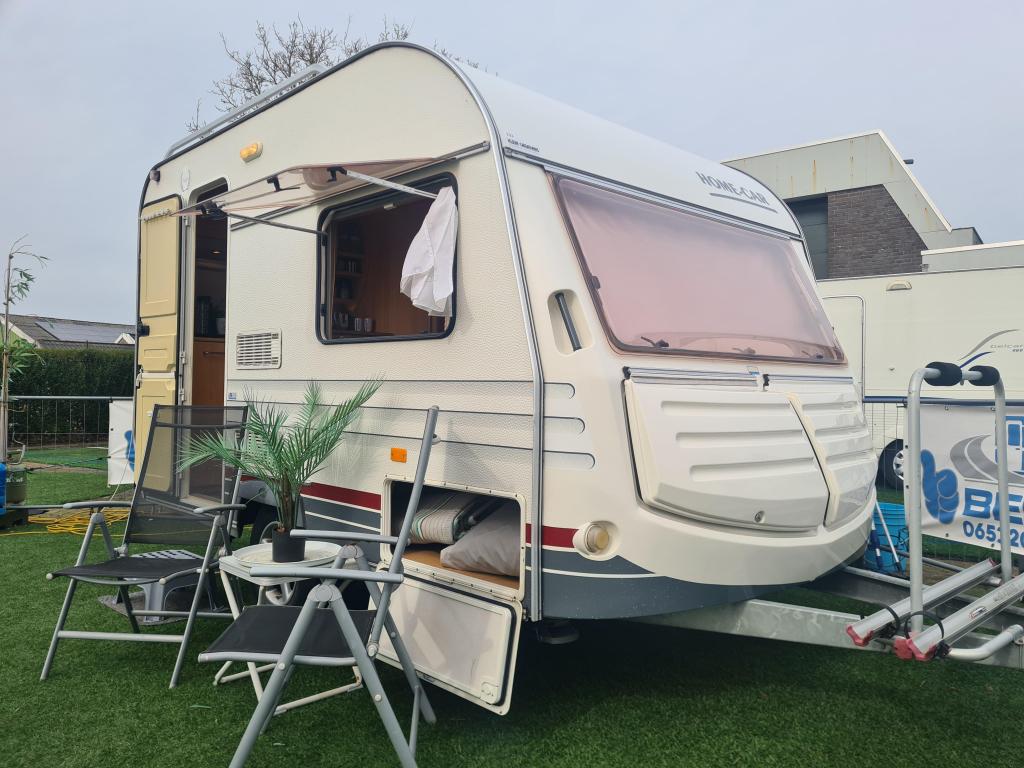 HOMECAR 35 RACER TROPHY / 2002 / PANORAMA LUIFEL, Caravans en Kamperen, Caravans, Bedrijf, 500 - 750 kg, Treinzit, Home-car, Overige typen
