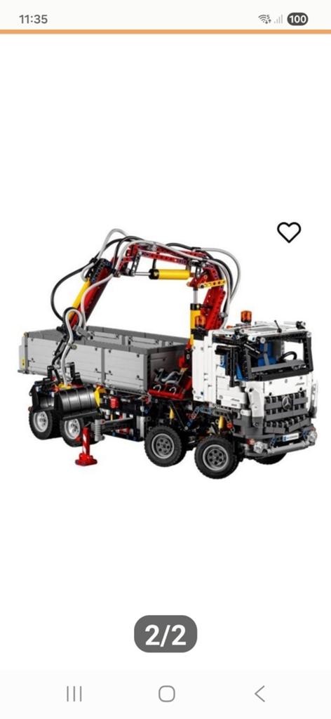 Lego mercedes benz, Ophalen