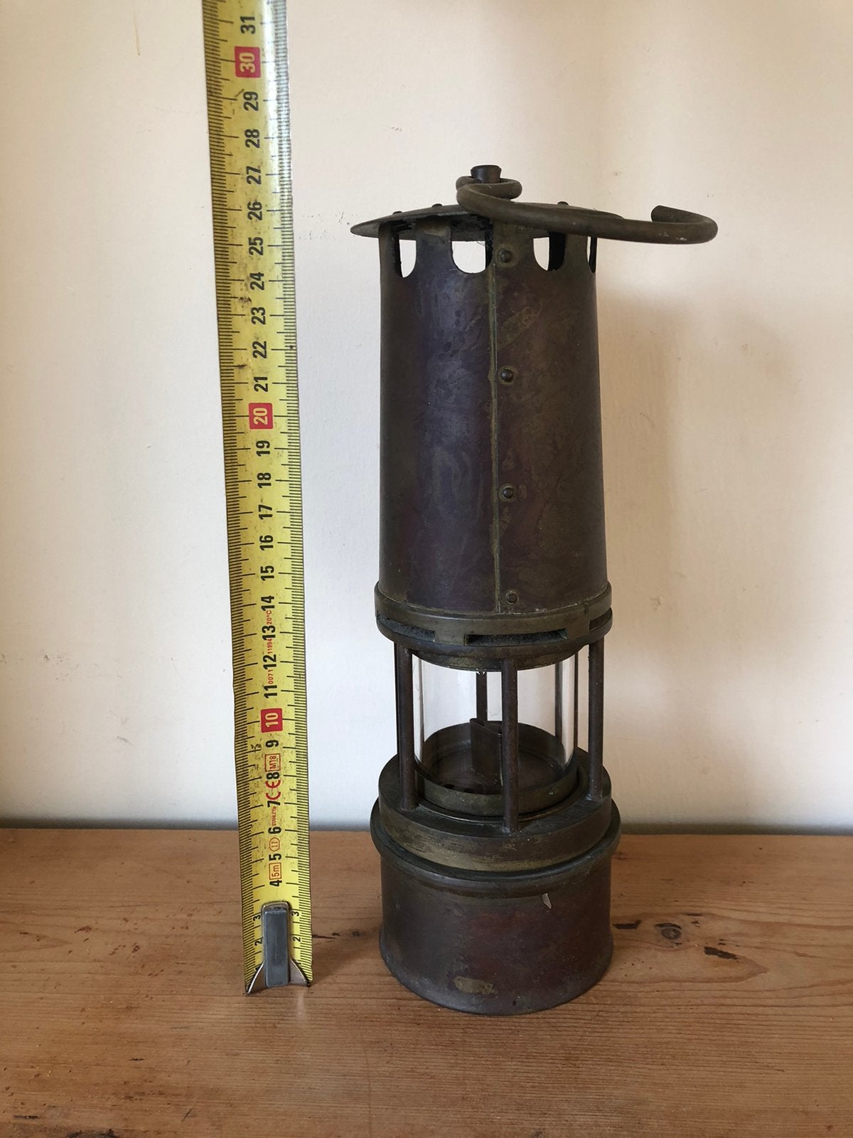 Mijnwerkerslamp / Veiligheidslamp – (ca. 26 cm), Ophalen of Verzenden
