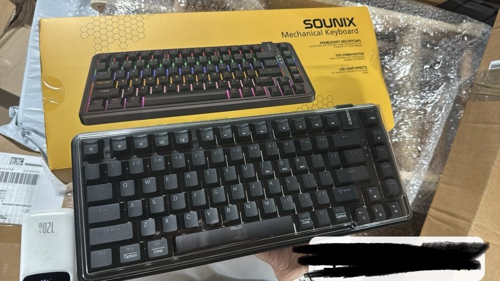 SOUNIX Mechanical Keyboard 70% RGB Gaming, Overige merken, Gaming toetsenbord, Nieuw, Ophalen of Verzenden