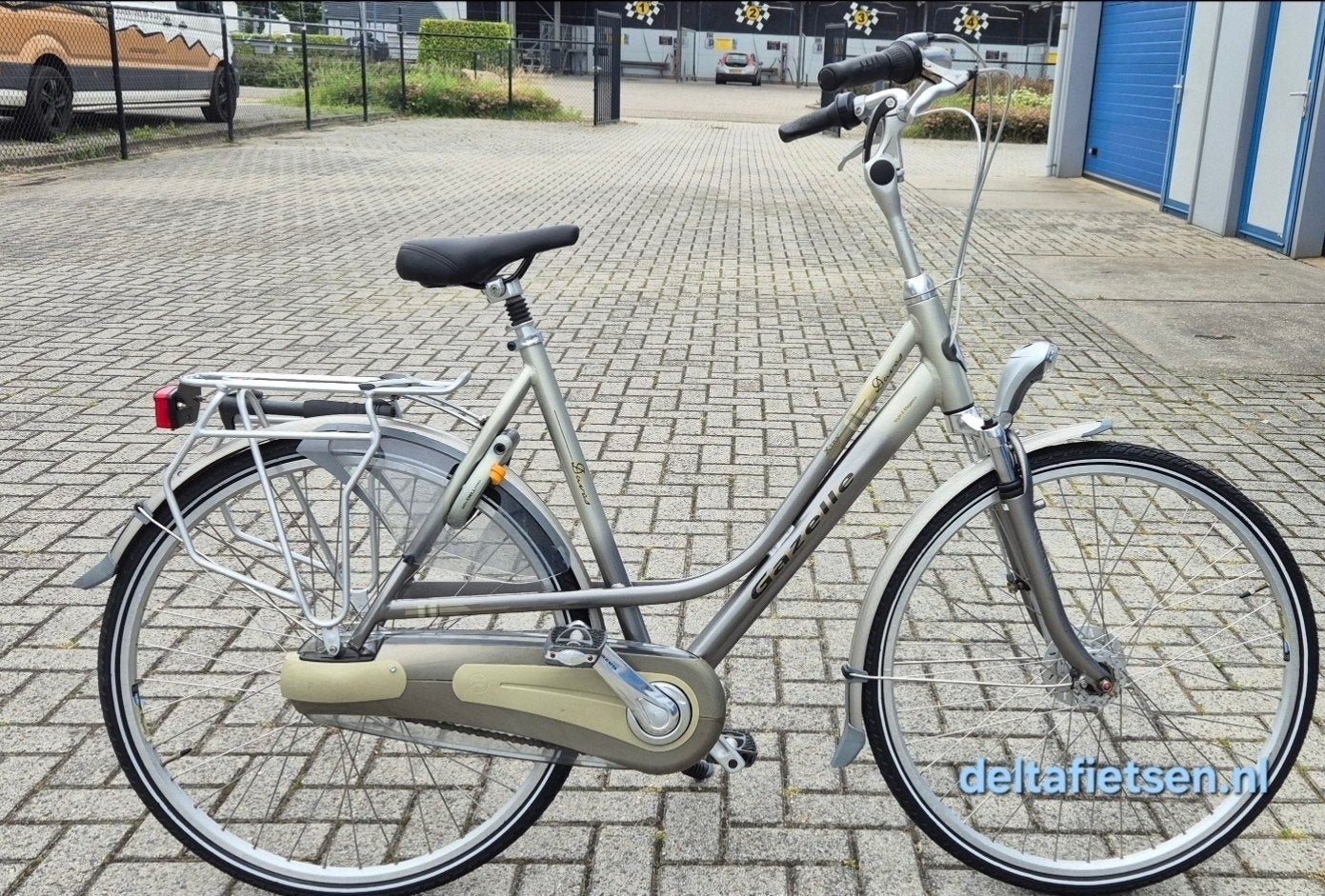 Gazelle Davos Damesfiets, Fietsen en Brommers, Fietsen | Dames | Damesfietsen, Gebruikt, Gazelle, Versnellingen, 56 cm of meer
