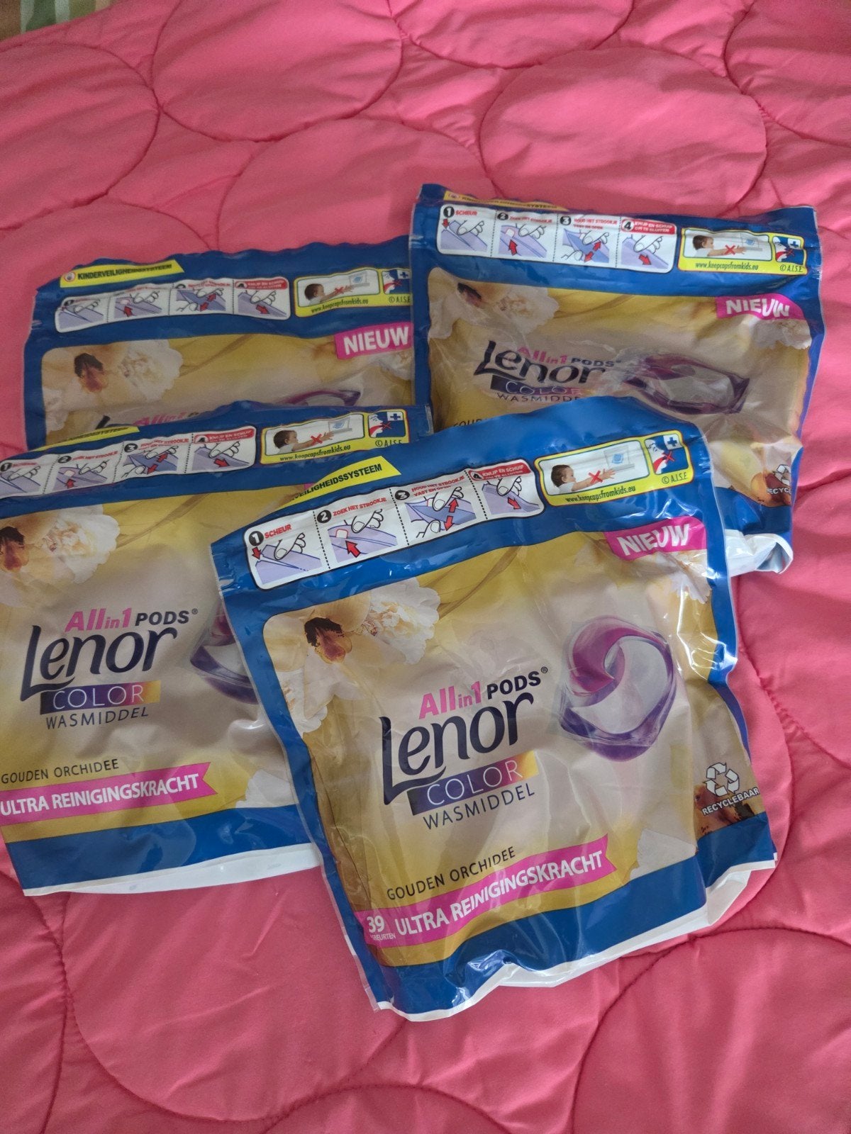 Lenor all in 1 pods 4 zakken totaal 156 pods, Ophalen of Verzenden, Nieuw