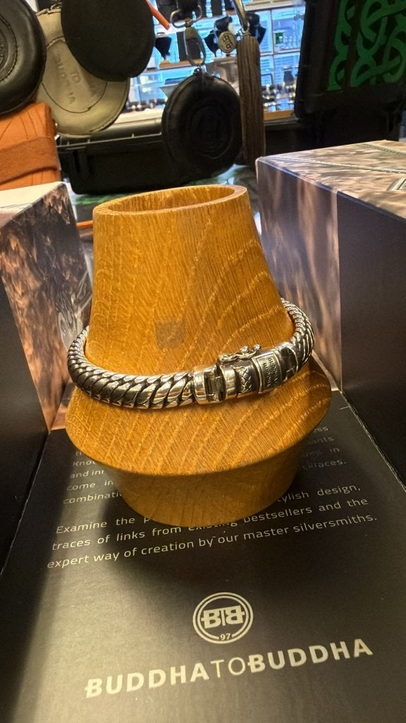 BUDDHA TO BUDDHA ARMBAND TYPE J070 F BEN XS 21 CM € 319,95, Ophalen of Verzenden, Zo goed als nieuw, Zilver, Zilver