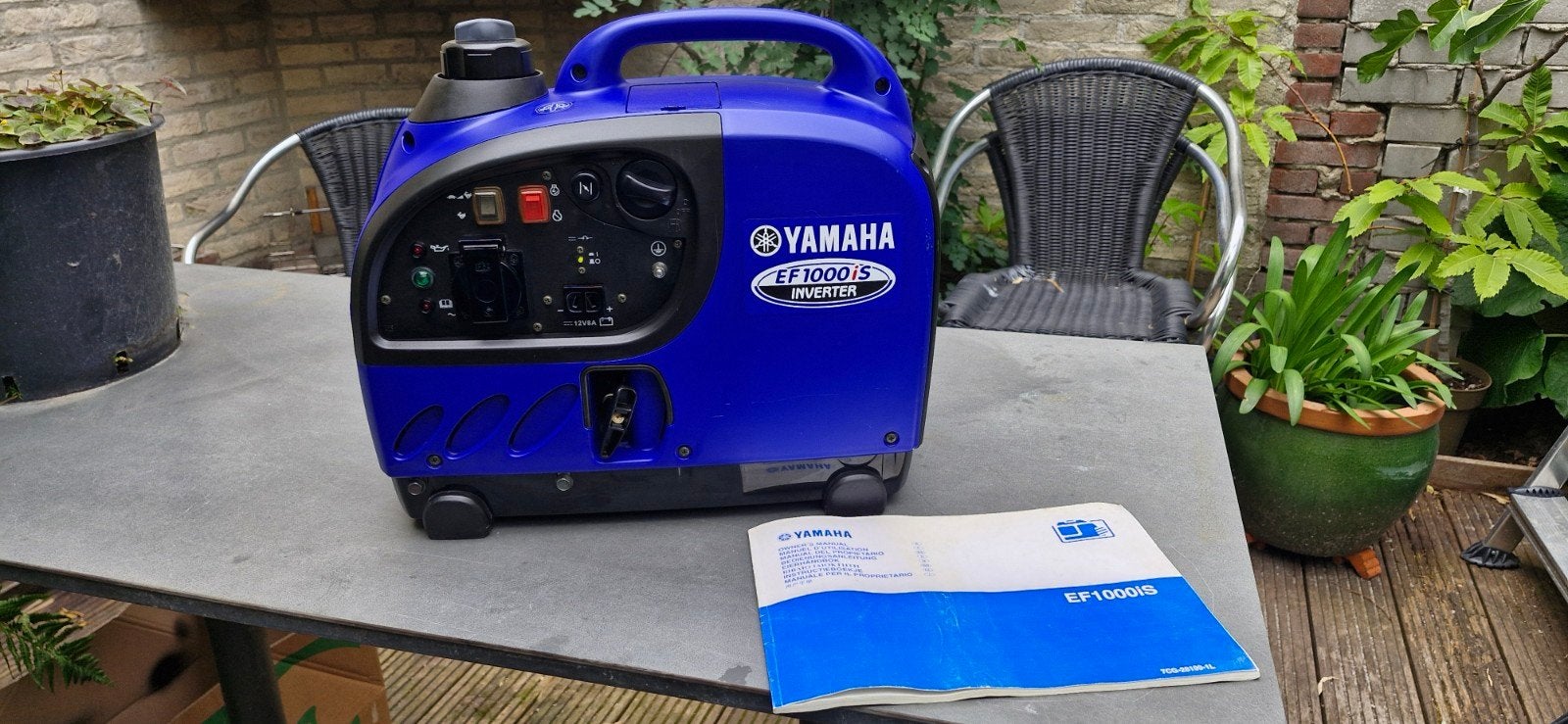 Yamaha EF 1000 IS inverter agregaat of generator., Ophalen