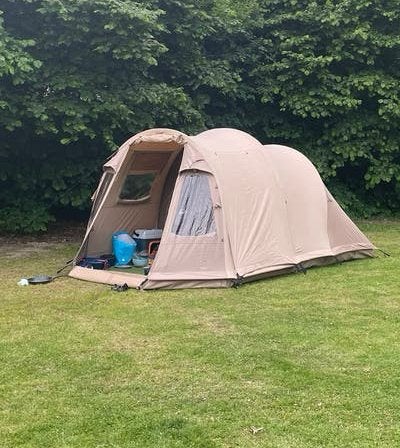 Bardani Merano Koepeltent 4-persoons - Katoen Ripstop, Caravans en Kamperen, Ophalen, Gebruikt, Tot en met 4