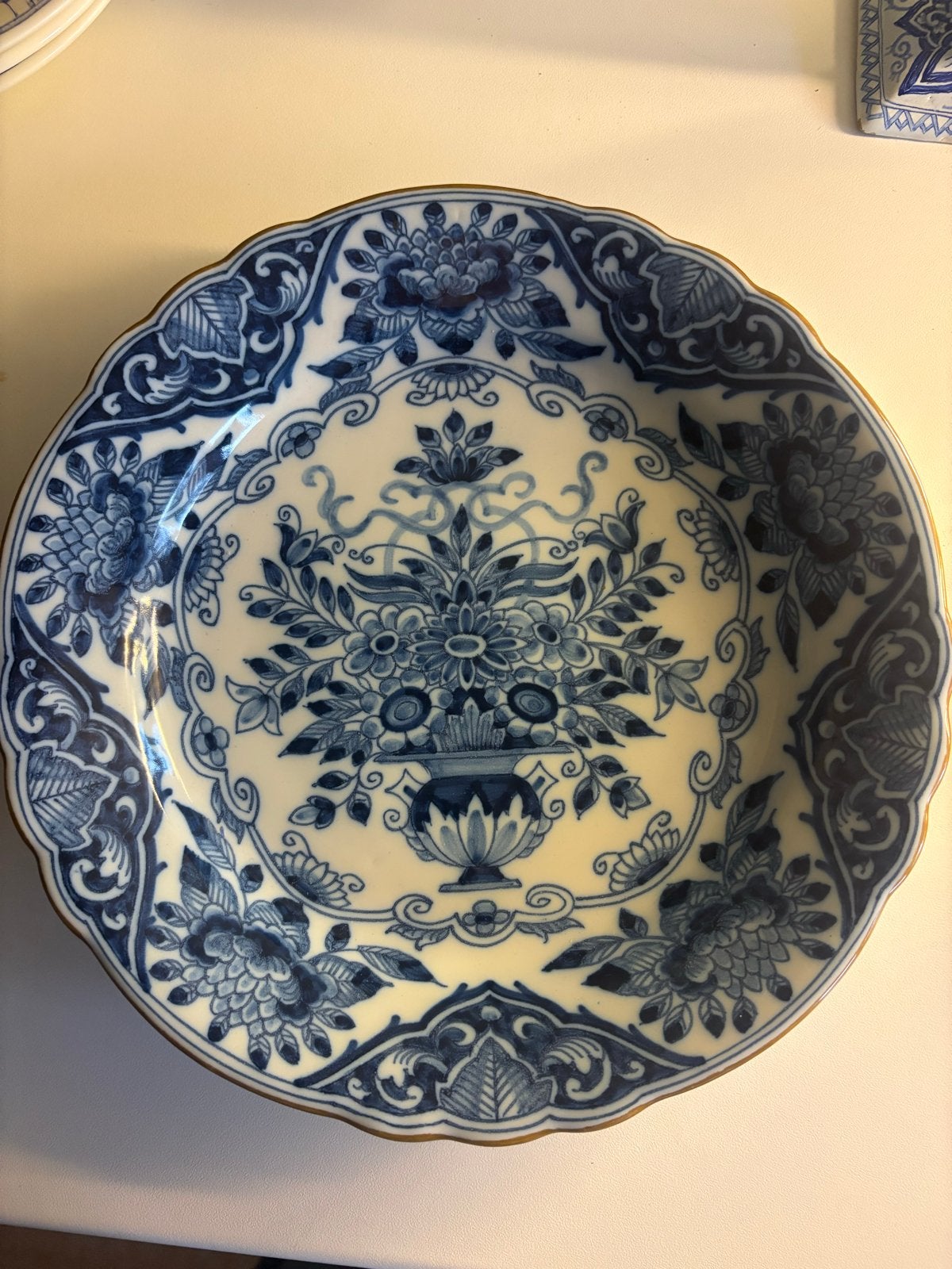 Makkum Tichelaar Delfts Blauw Wandbord 1005, Ophalen of Verzenden