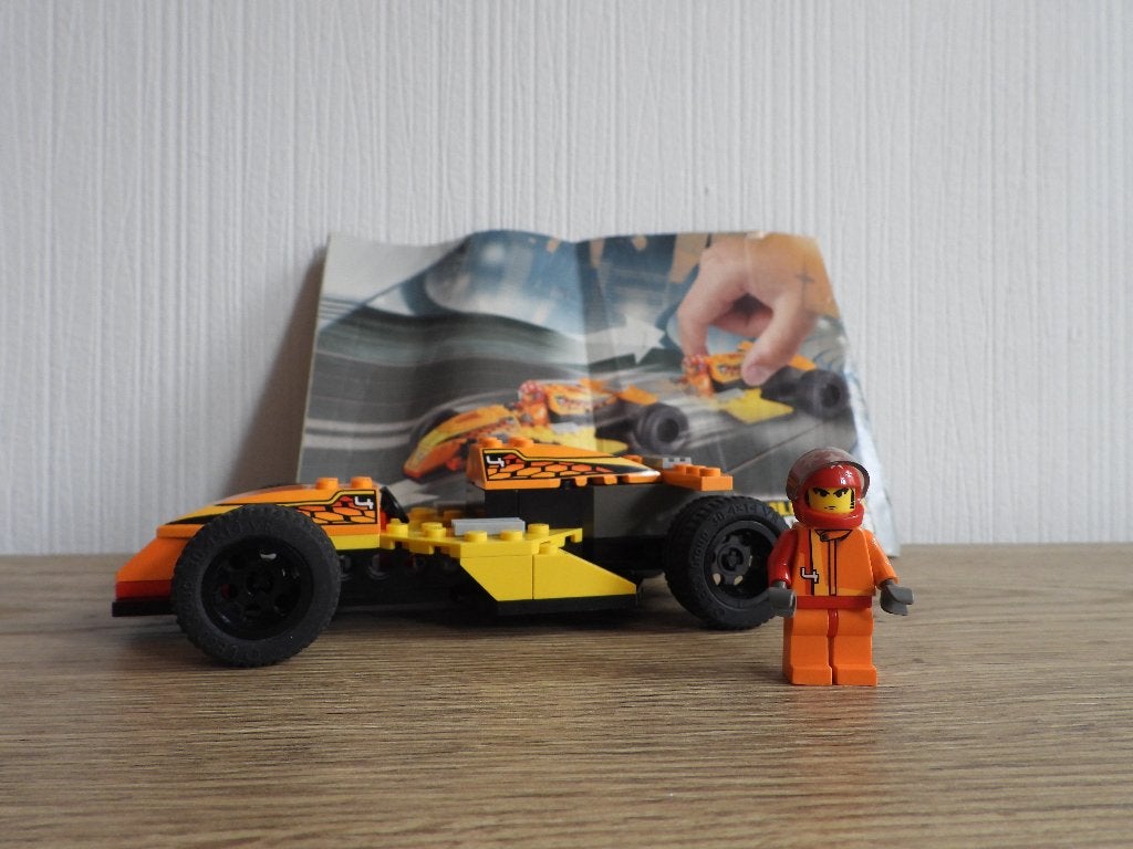 lego lego 4584 Hot Scorcher auto pull back motor, Ophalen of Verzenden