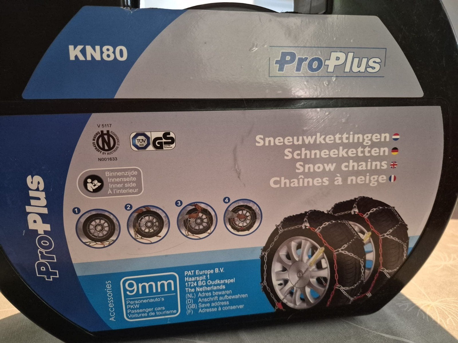 Set sneeuwkettingen ProPlus KN80, Auto diversen, Sneeuwkettingen, Ophalen of Verzenden