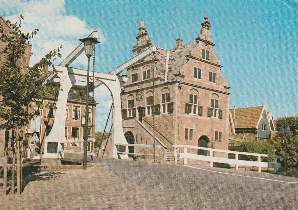 DE RIJP Het Raadhuis, Verzenden, 1980 tot heden, Gelopen, Noord-Holland