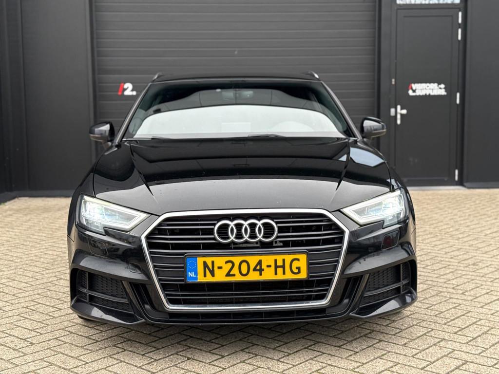 Audi A3 Sportback 1.6 TDI Sport S Line FACELIFT|AUTOMAAT|XEN, Gebruikt, 4 cilinders, Leder en Stof, Zwart