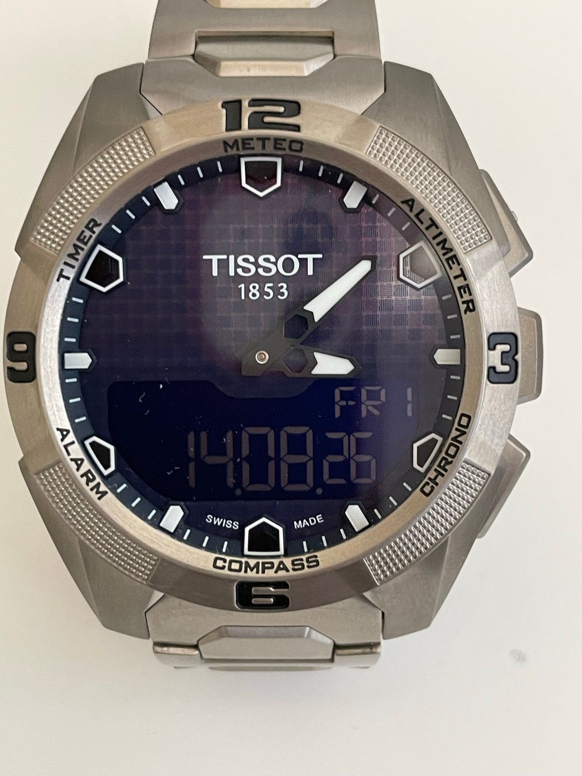 Tissot T-Touch Expert Solar Titanium Herenhorloge, Overige merken, Overige materialen, Polshorloge, Ophalen of Verzenden