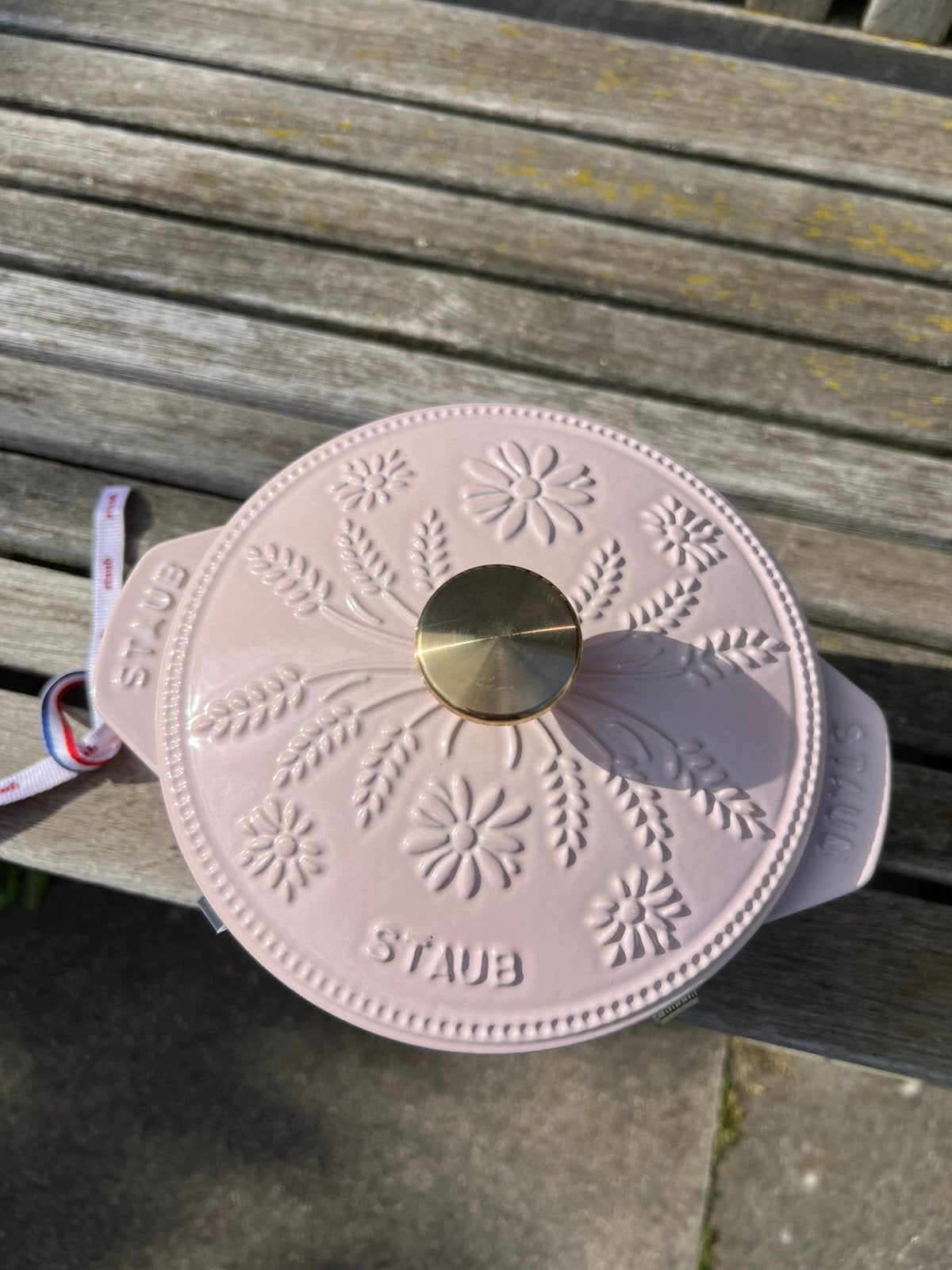 Nieuwe Staub Gohan/rijstpan 16 cm Sorbet Pink, Gietijzer, Nieuw, Ophalen of Verzenden, Staub