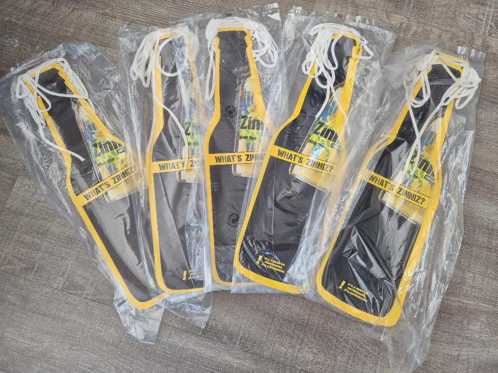 Te koop: 5 Grolsch / Zinzi vlaggenlijnen, geslaagd, jarig, Ophalen of Verzenden, Nieuw, Overige typen, Grolsch