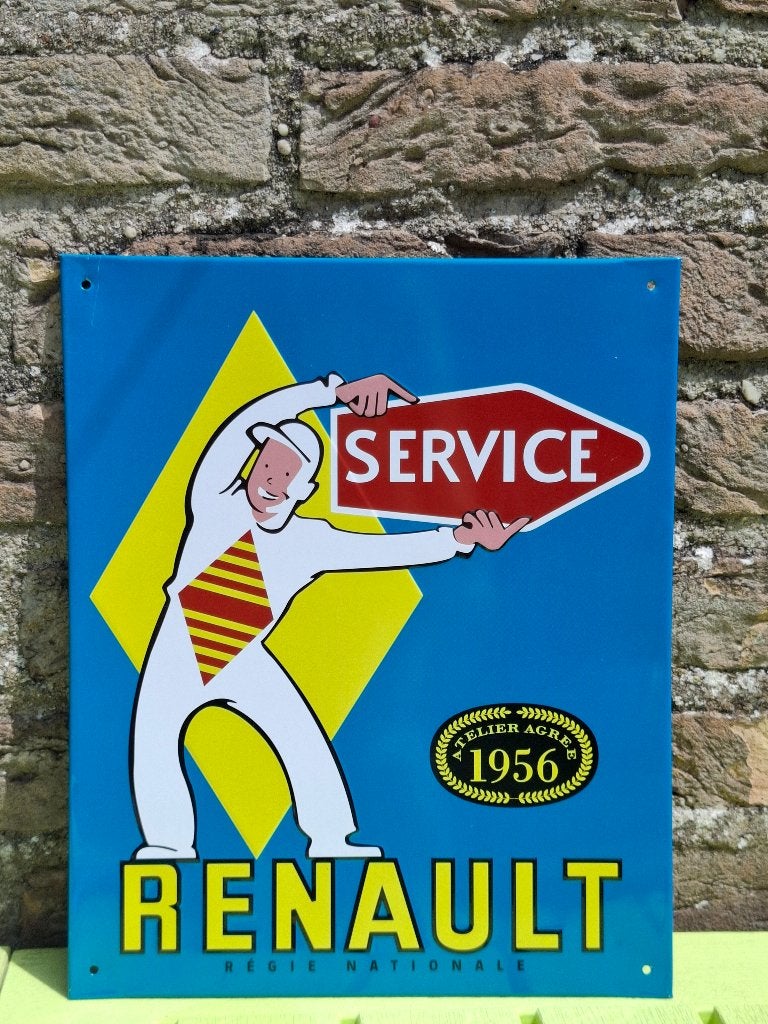 reclamebord Renault Service, Ophalen of Verzenden, Nieuw, Auto's