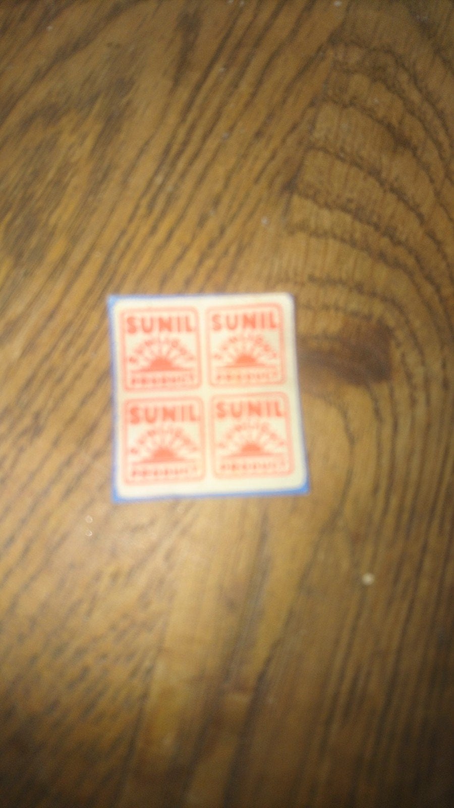 Vintage Sunil Product Stickers - 4 stuks, Verzamelen, Ophalen of Verzenden