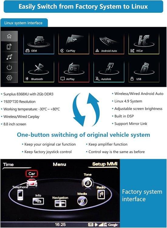 Autoradio 8,9 Inch Touchscreen – Multimedia Systeem, Corvance B.V., Verzenden, Nieuw, Corvancebol@gmail.com