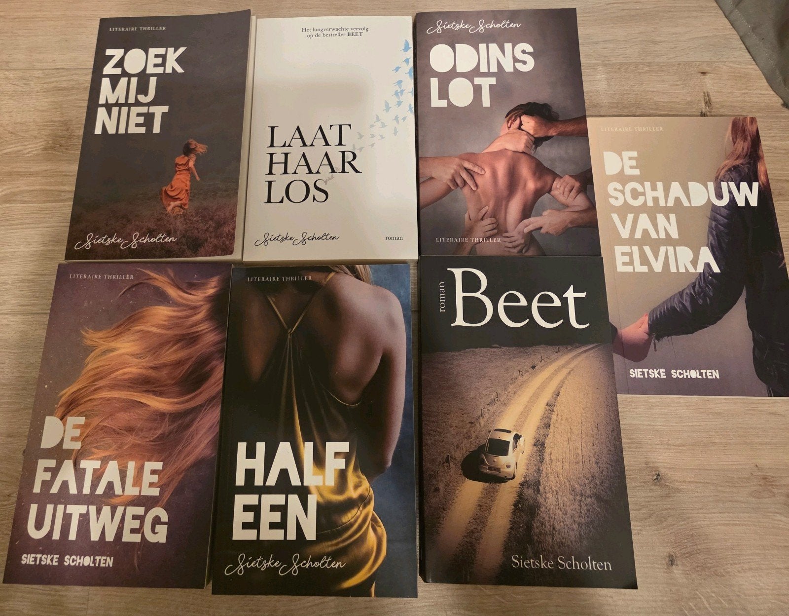 Sietske Scholten 7 boeken, Boeken, Thrillers, Zo goed als nieuw, Ophalen of Verzenden
