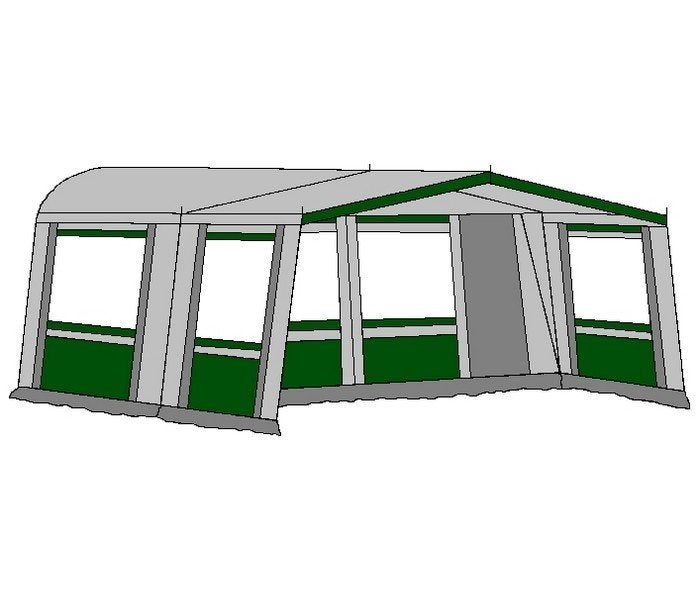 reda panoramaluifel voor aan de voortent, Caravans en Kamperen, Ophalen, Zo goed als nieuw, Tot en met 4