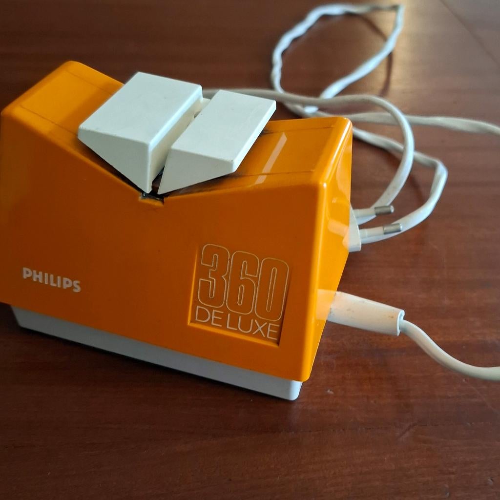 Philips 360 De Luxe elektrische messenslijper - HM 3600 T, Verzamelen, Ophalen of Verzenden, Witgoed