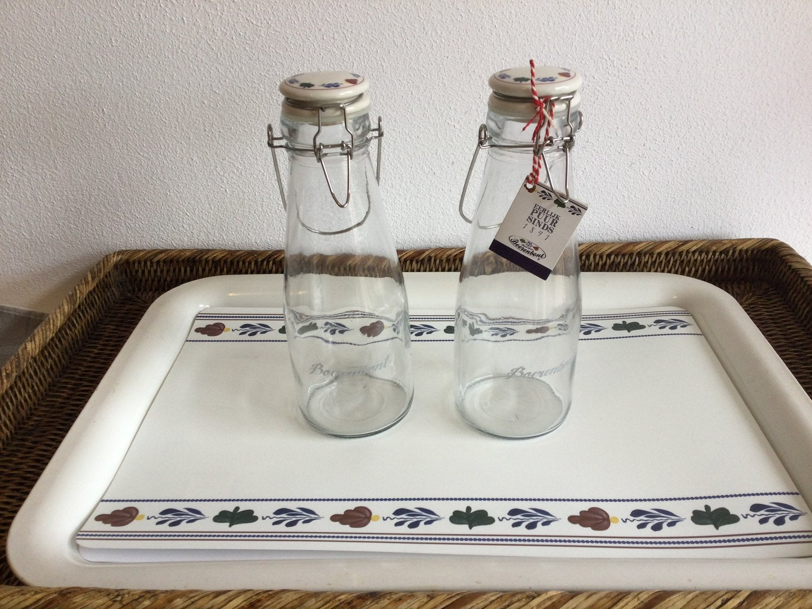 Boerenbont(Voorraad fles), Ophalen of Verzenden, Zo goed als nieuw, Aardewerk, Overige typen