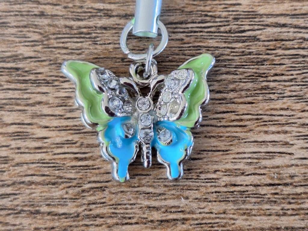 Telefoonhanger : Vlinder !! 7, Info@keycharms.nl, Nieuw, Medemblik, Telefoonhanger of Accessoire