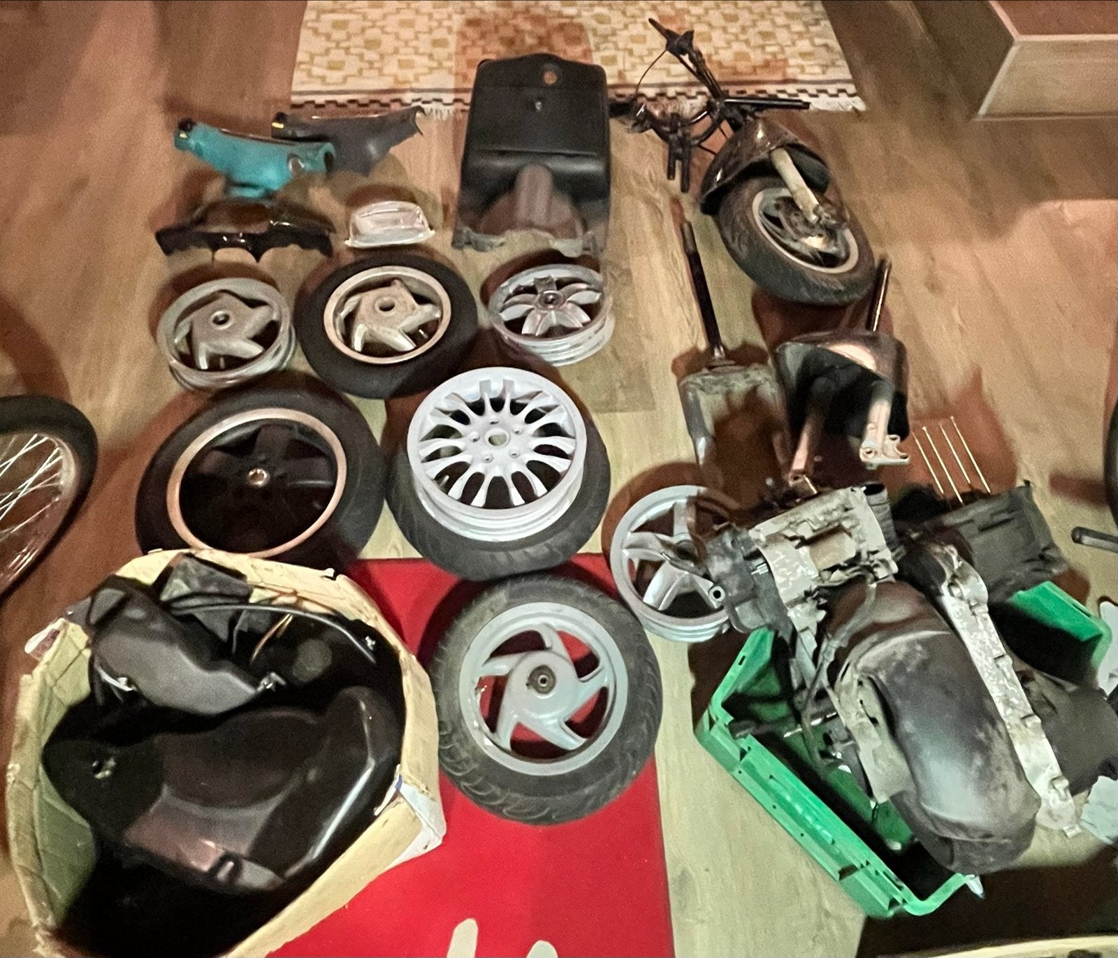 Zip/vespa/piaggio type 1 2 3 onderdelen, Ophalen of Verzenden, Gebruikt, Overige typen, Overige merken