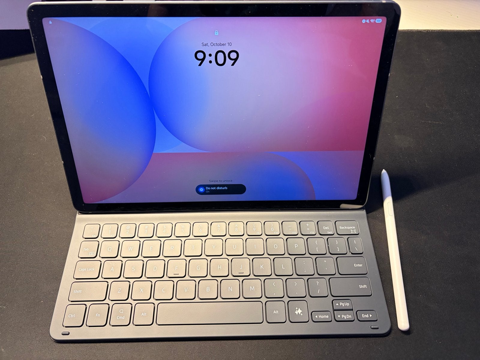 Samsung Galaxy Tab S10 Lite 10,9 inch 128GB Grijs + keyboard, 10 inch, Ophalen of Verzenden, Zo goed als nieuw, 128 GB